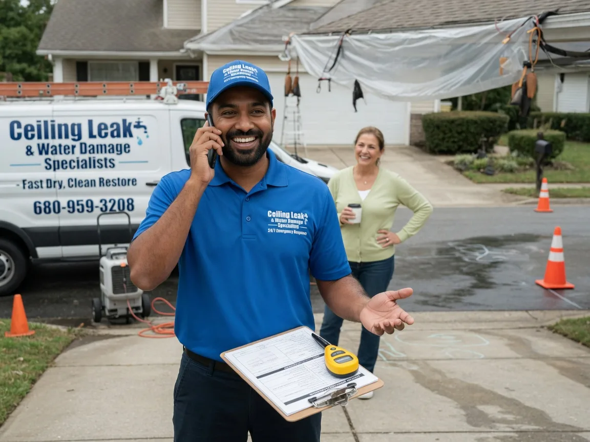 Ceiling Leak Cleanup Tamassee, SC FAQs